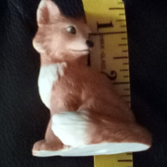 Franklin Mint 1984 Woodland Surprises Fox Handpainted Porcelain Figuire - Picture 9 of 16